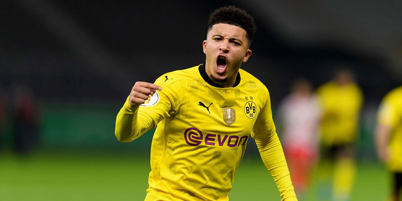 Sancho thi đấu ấn tượng trong màu áo của Dortmund